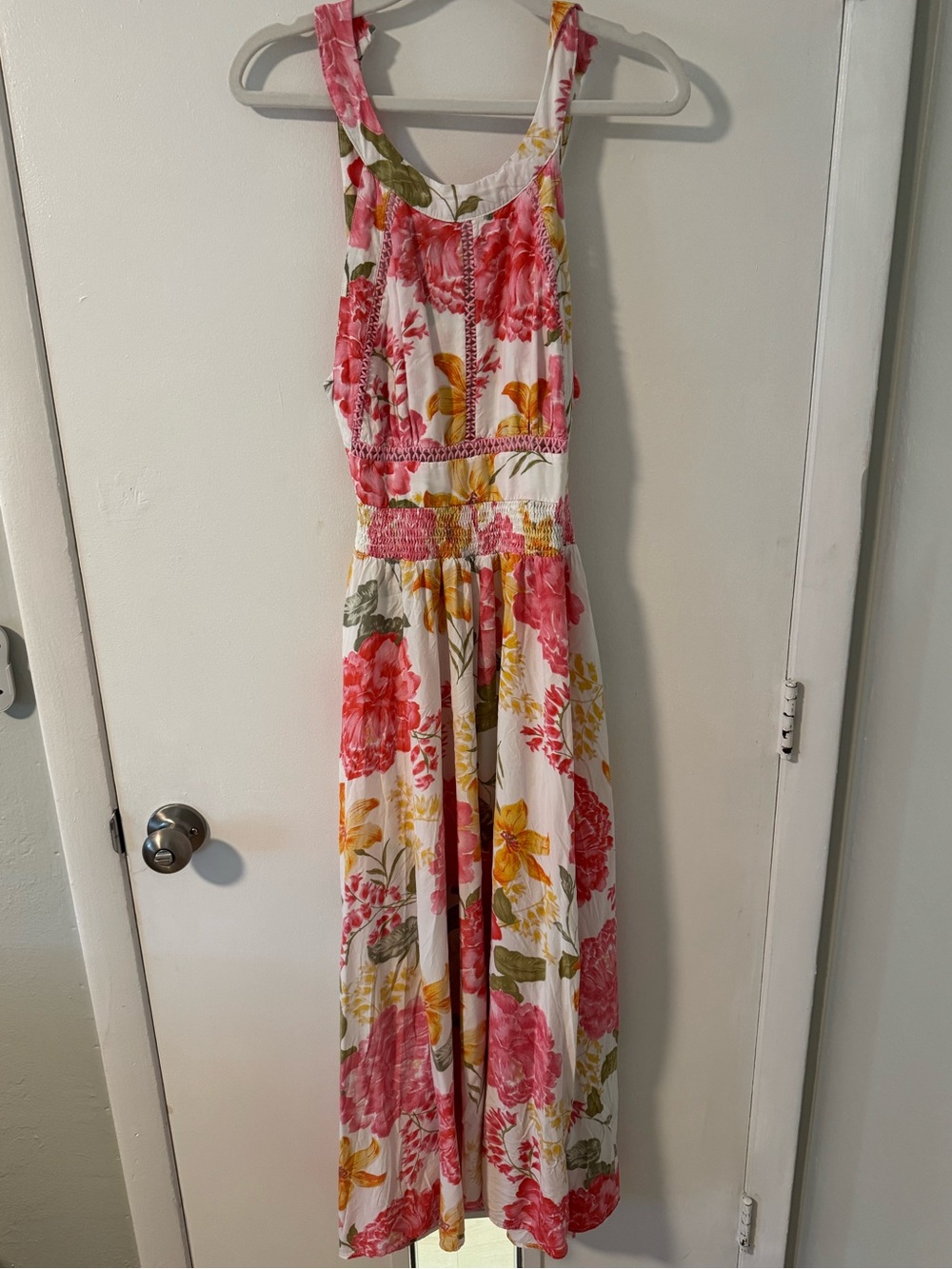 Abel The Label Anthropologie Maxi Dress - Pink & Yellow